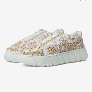 Free People Catch me if you can granny square crochet sneakers